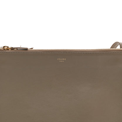 Celine Lambskin Large Trio Crossbody Bag Beige 7 of 13