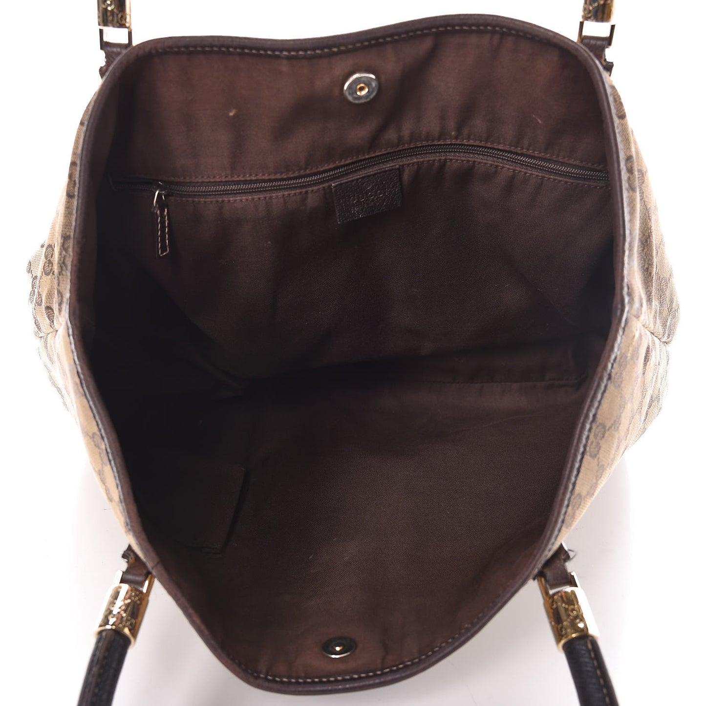 Monogram Web Tote Brown