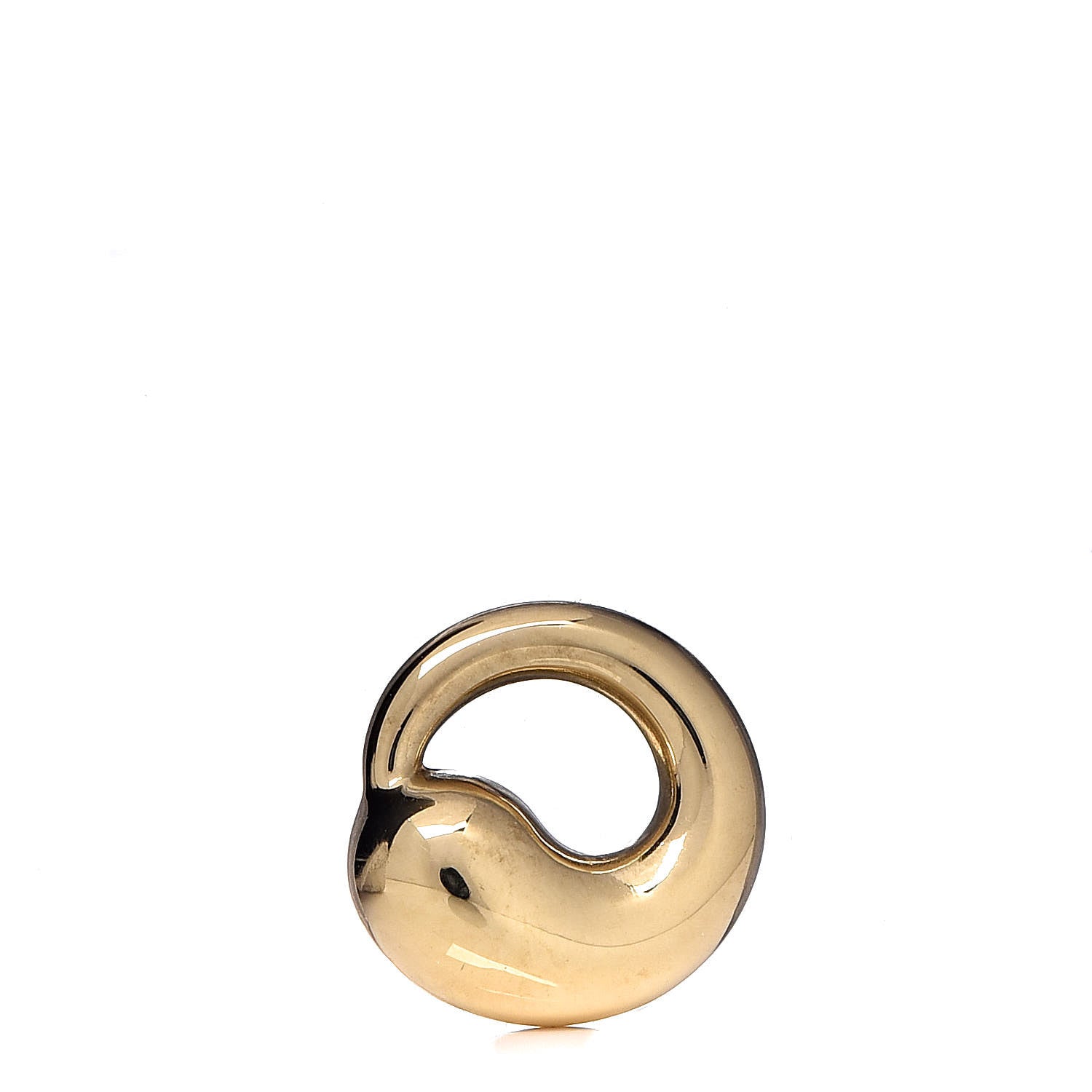 Tiffany 18K Yellow Gold 9mm Elsa Peretti Mini Eternal Circle Pendant 1 of 3