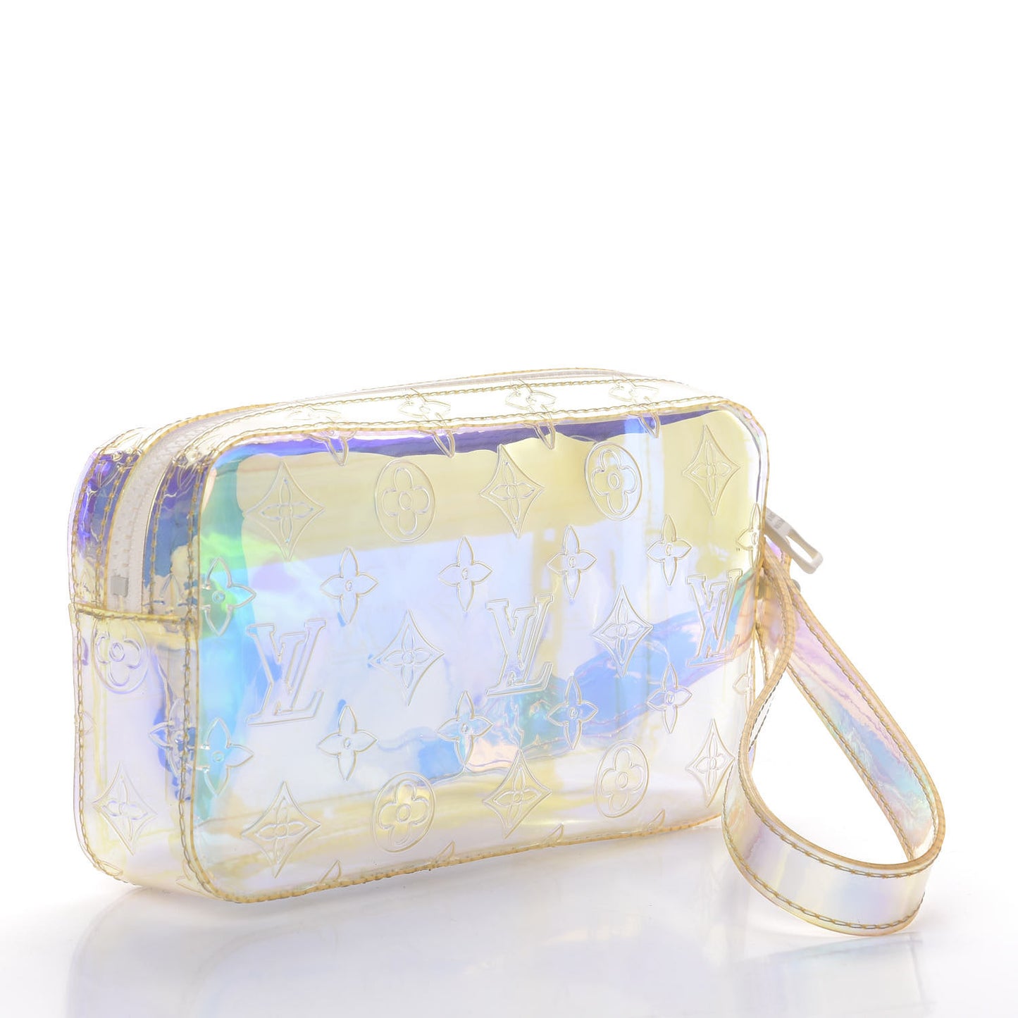 PVC Monogram Pochette Volga Iridescent Prism