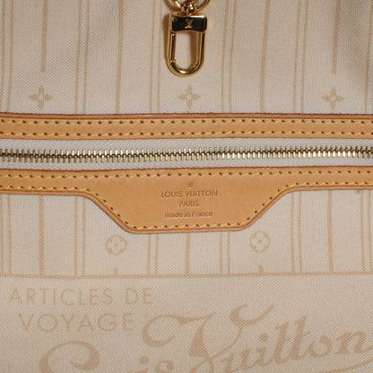 Louis Vuitton Damier Azur Neverfull MM 6 of 7