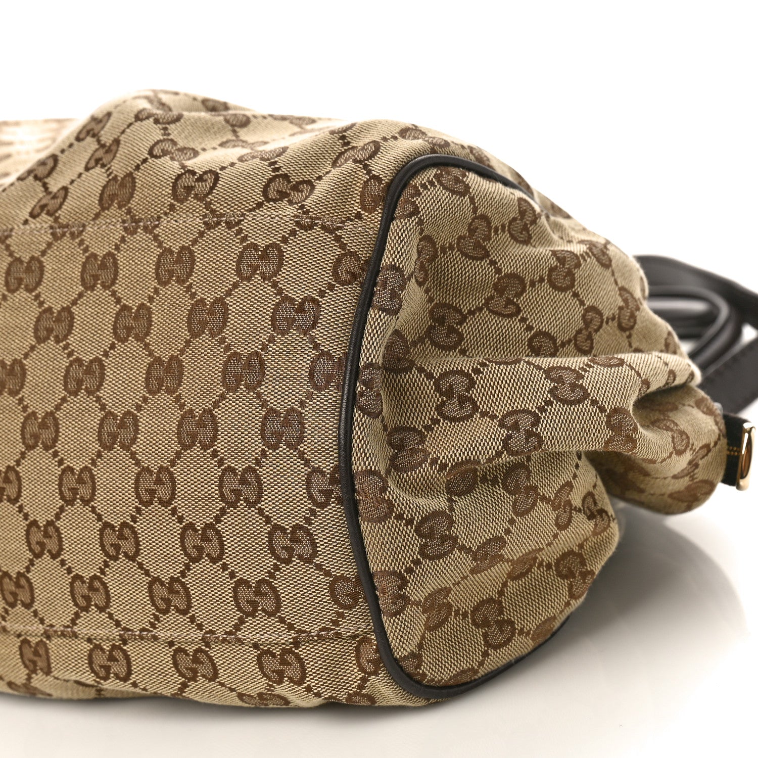 Gucci Monogram Medium Sukey Boston Bag Dark Brown 9 of 10