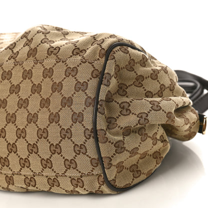 Gucci Monogram Medium Sukey Boston Bag Dark Brown 9 of 10