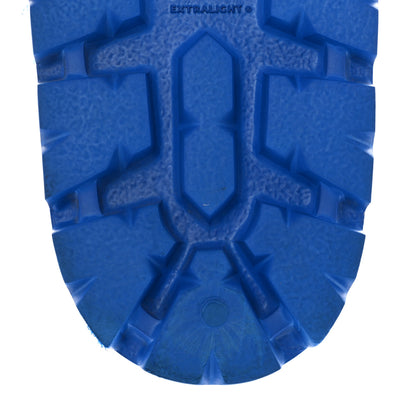 Prada EVA Rubber Triangle Logo Embossed Womens Lug Sole 20mm Slide Sandals 39 Azzurro 9 of 9