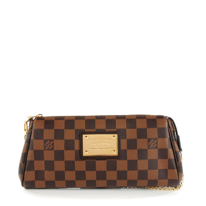 Louis Vuitton Damier Ebene Eva Clutch 1 of 8