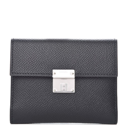 Hermes Epsom Clic Mini Card Holder Black 1 of 8