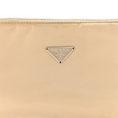 Prada Tessuto Nylon Pochette Beige 7 of 10