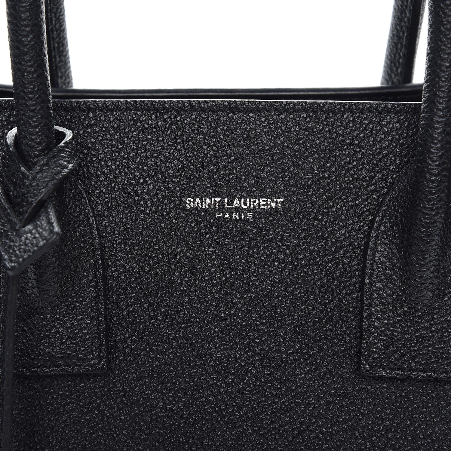 Saint Laurent Grained Calfskin Baby Sac De Jour Black 7 of 9