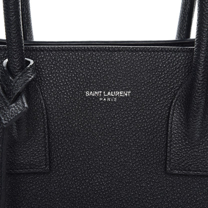 Saint Laurent Grained Calfskin Baby Sac De Jour Black 7 of 9