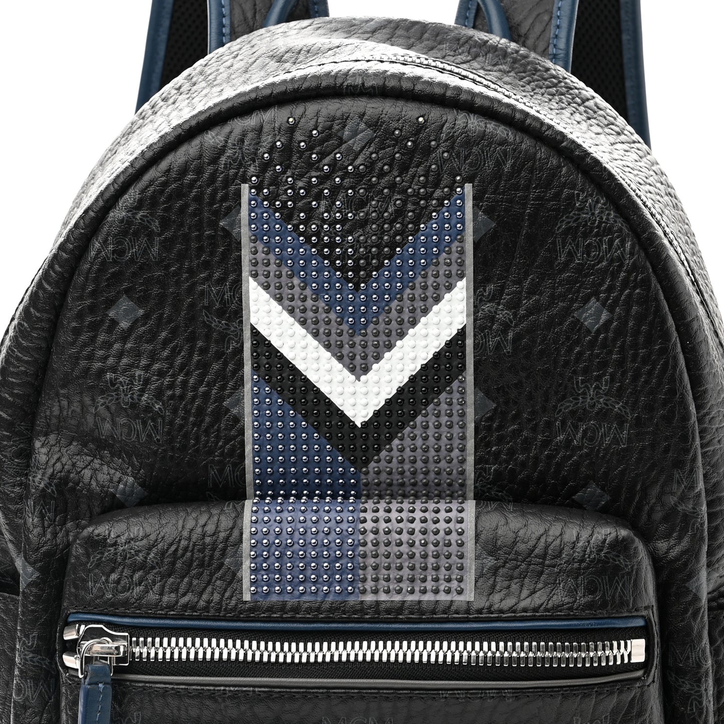 Visetos Chevron Stripe Small Stark Backpack Black