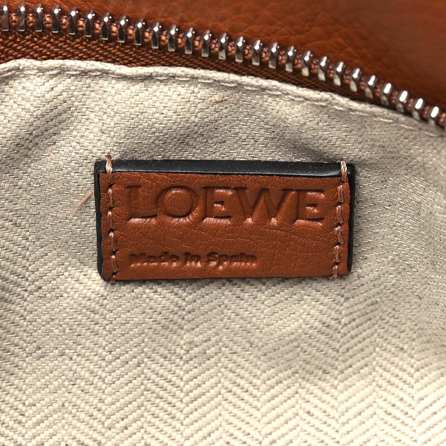 Loewe Calfskin Small Puzzle Bag Tan 6 of 9