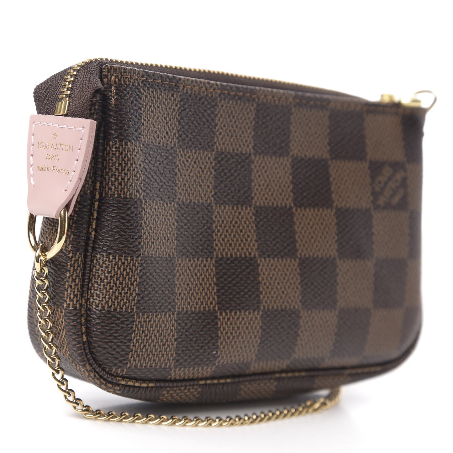 Damier Ebene 2020 Christmas Animation Big Wheel Mini Pochette Accessories Rose Ballerine