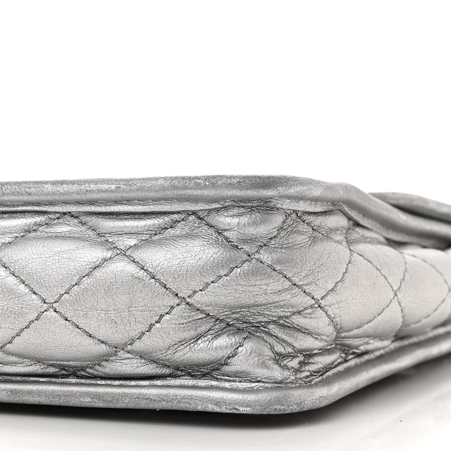 Vinyl Large Ice Cube Flap Silver