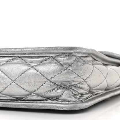 Chanel Vinyl Large Ice Cube Flap Silver 18 of 35