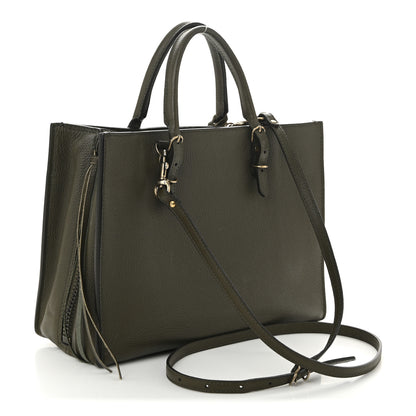 Balenciaga Veau Papier A6 Zip Around Tote Vert Kaki Orange 4 of 11