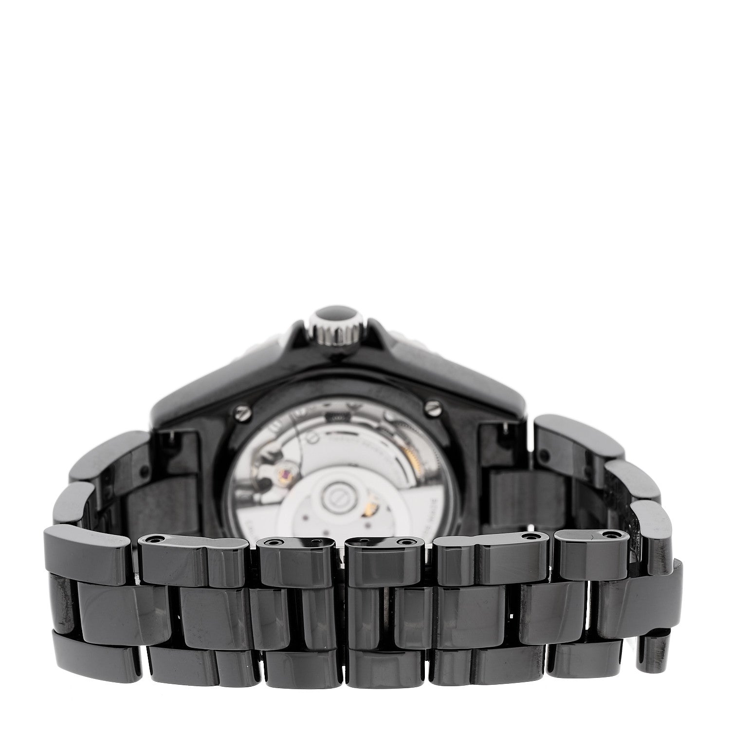 Chanel Stainless Steel Ceramic 38mm J12 Phantom Automatic Watch Black 3 of 4