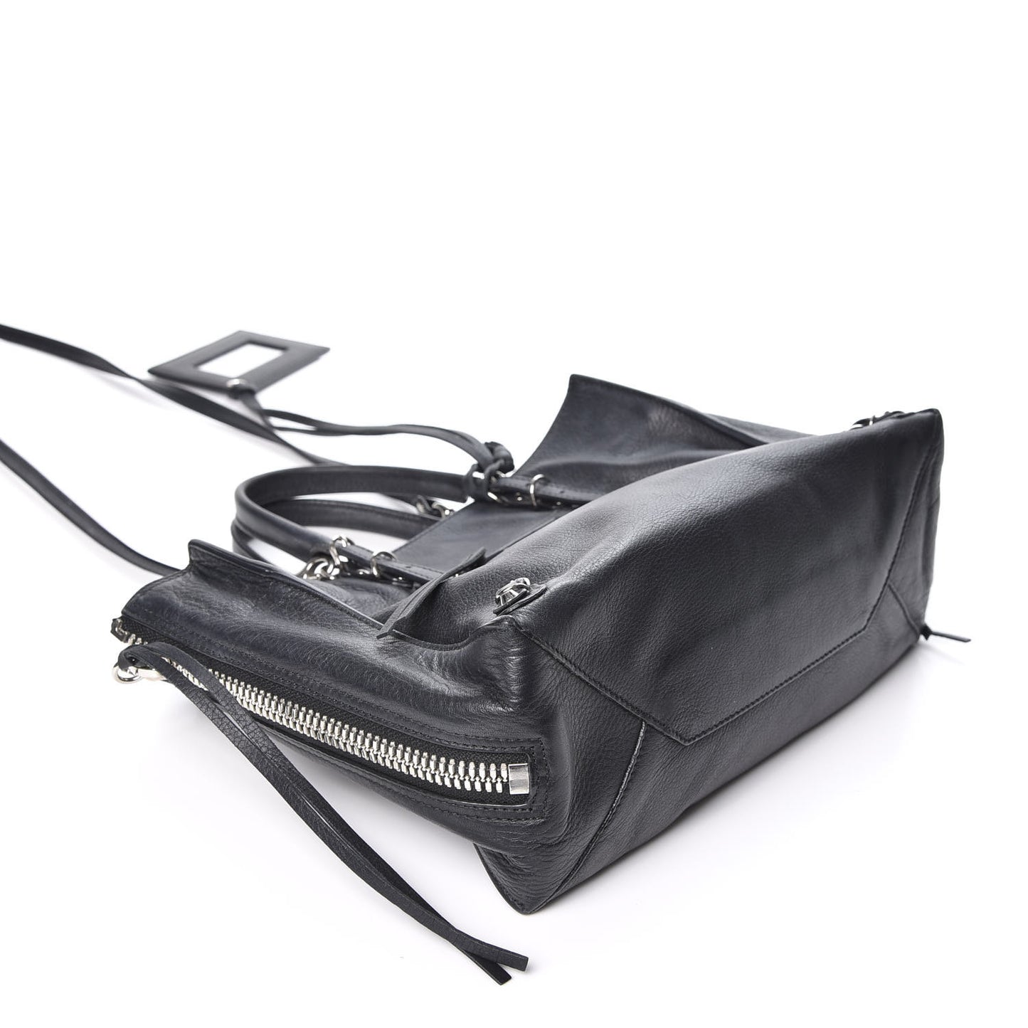 Veau Papier A6 Zip Around Tote Black