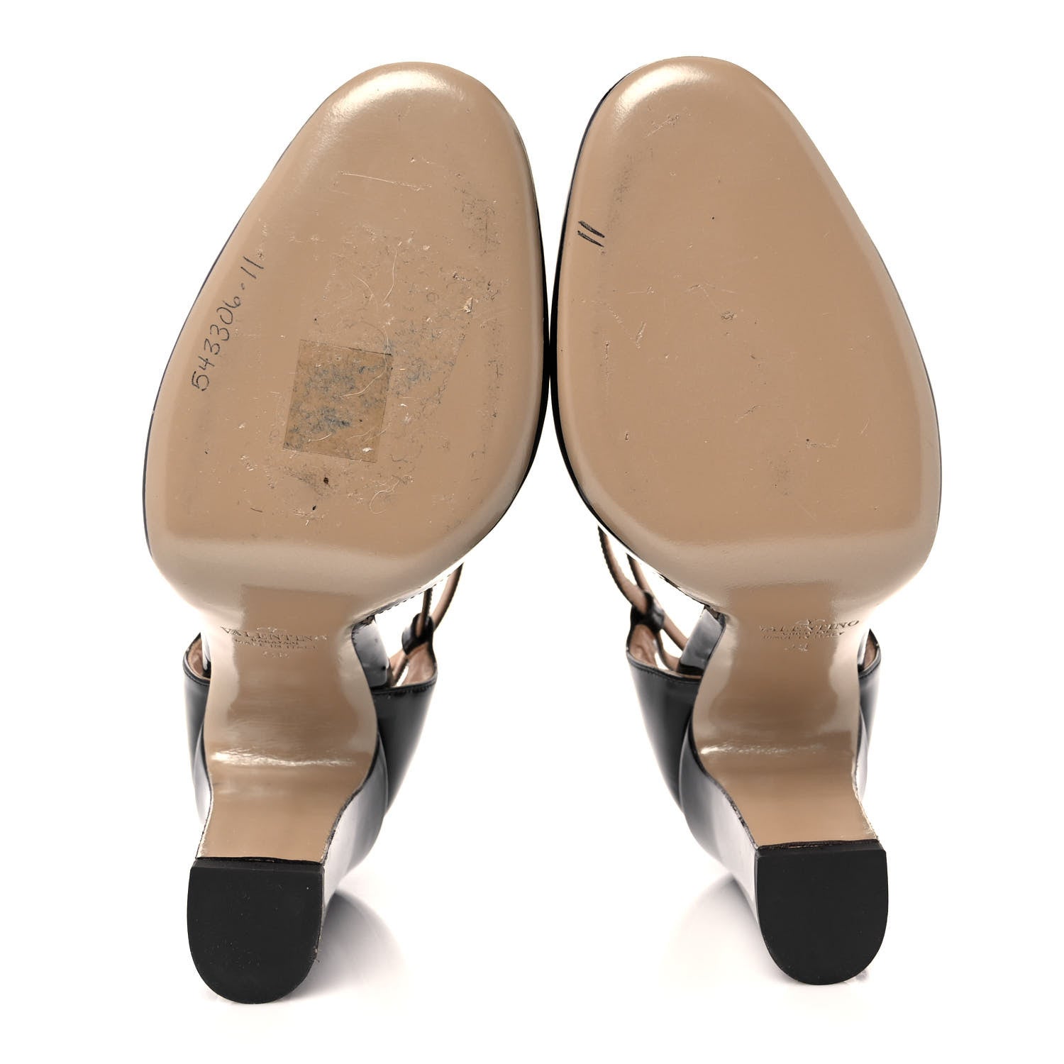 Valentino Garavani Patent Cutout Tango Mary Jane Pumps 38 Black 5 of 8