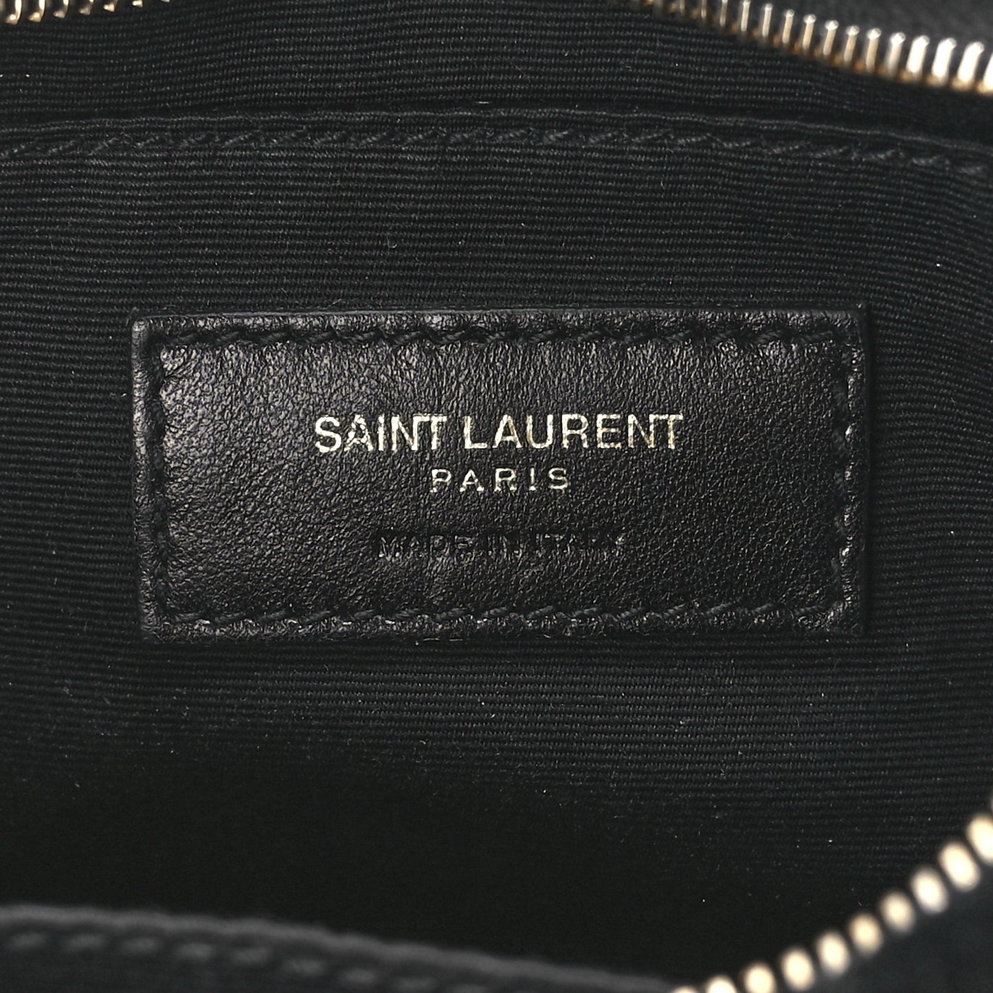 Velour Matelasse Monogram Lou Belt Bag Black
