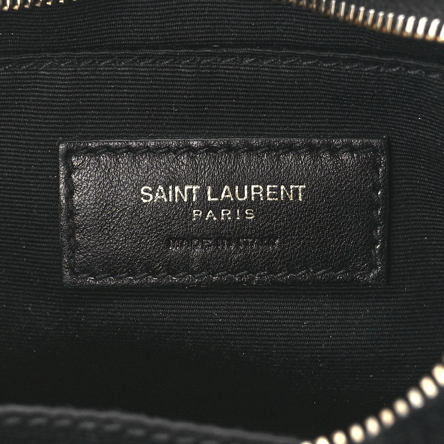 Saint Laurent Velour Matelasse Monogram Lou Belt Bag Black 6 of 12