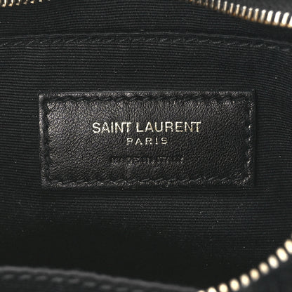 Saint Laurent Velour Matelasse Monogram Lou Belt Bag Black 6 of 12
