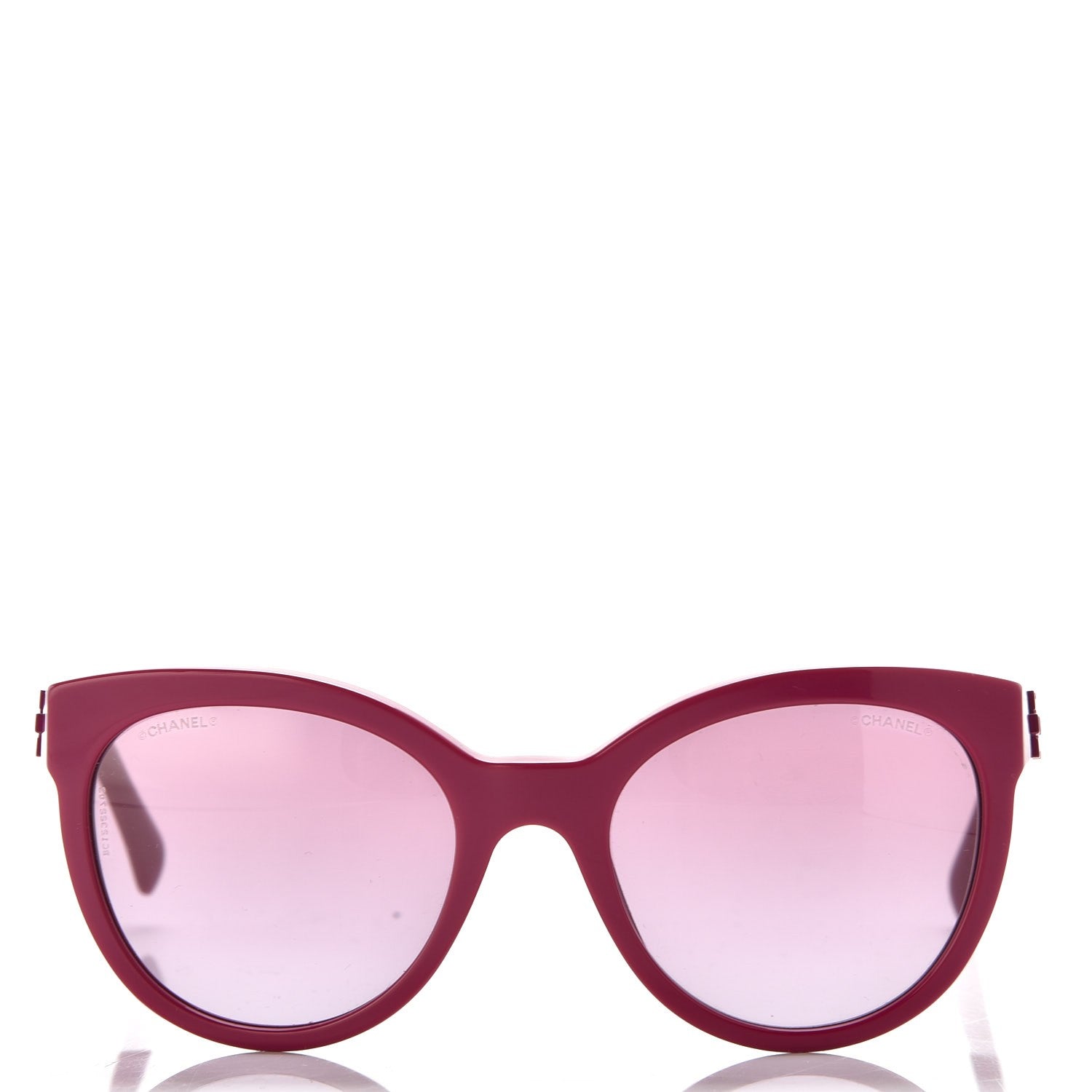 Chanel Pantos CC Signature 5315 Sunglasses Fuchsia 2 of 8