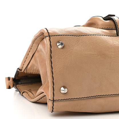 Chloe Calfskin Edith Satchel Beige 7 of 8