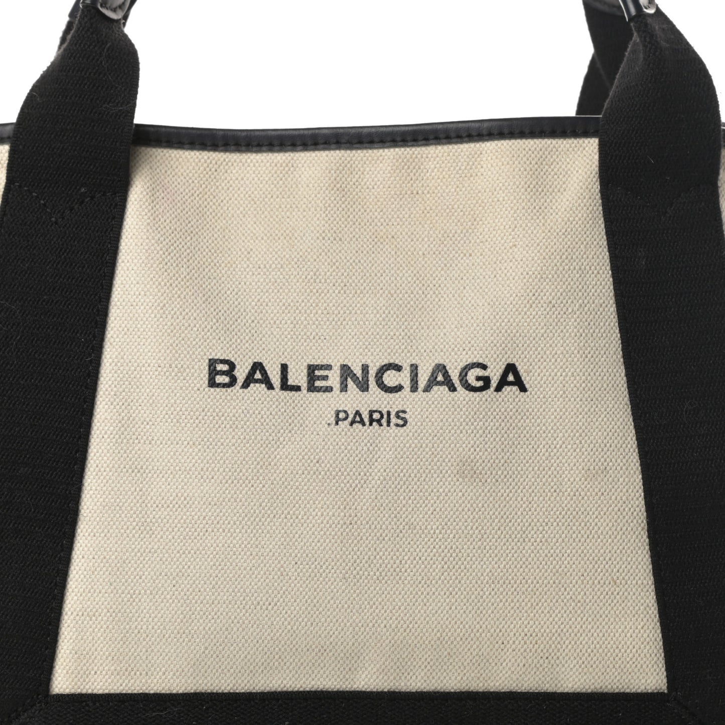 Canvas S Navy Cabas Natural Black