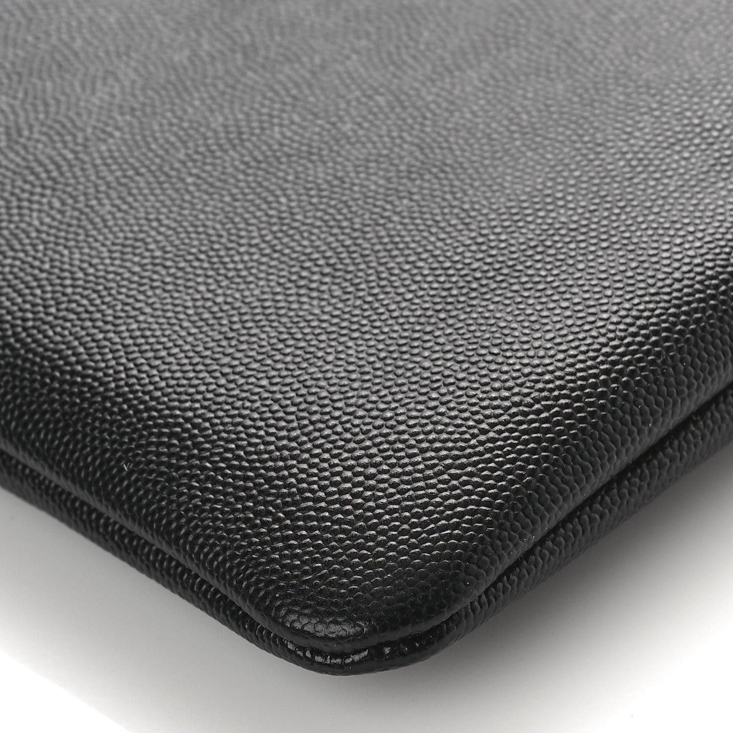 Chanel Caviar Studded Medium Deauville Pouch Black 8 of 9