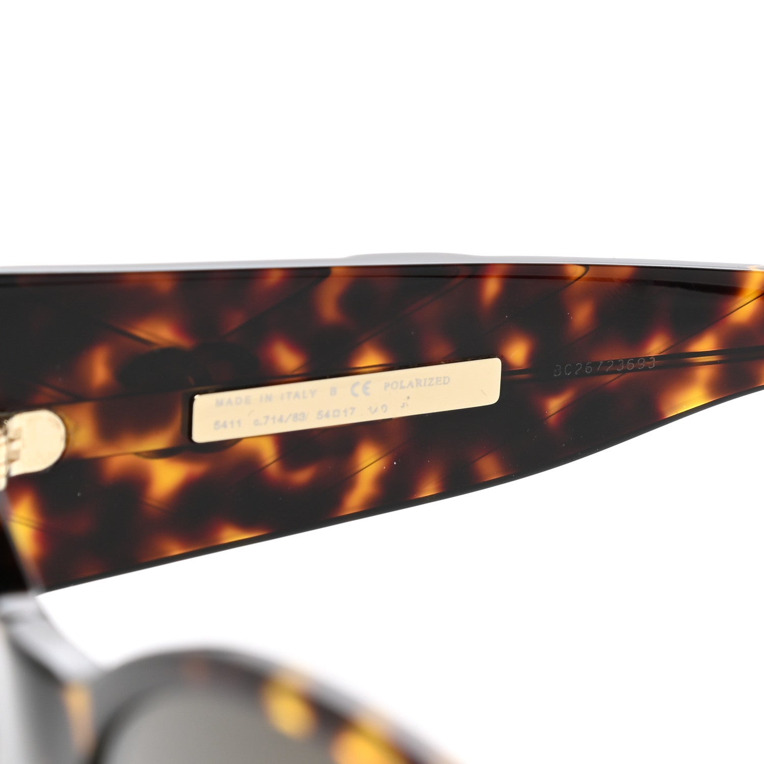 Chanel Acetate Polarized Oval Sunglasses 5411 Brown 7 of 8