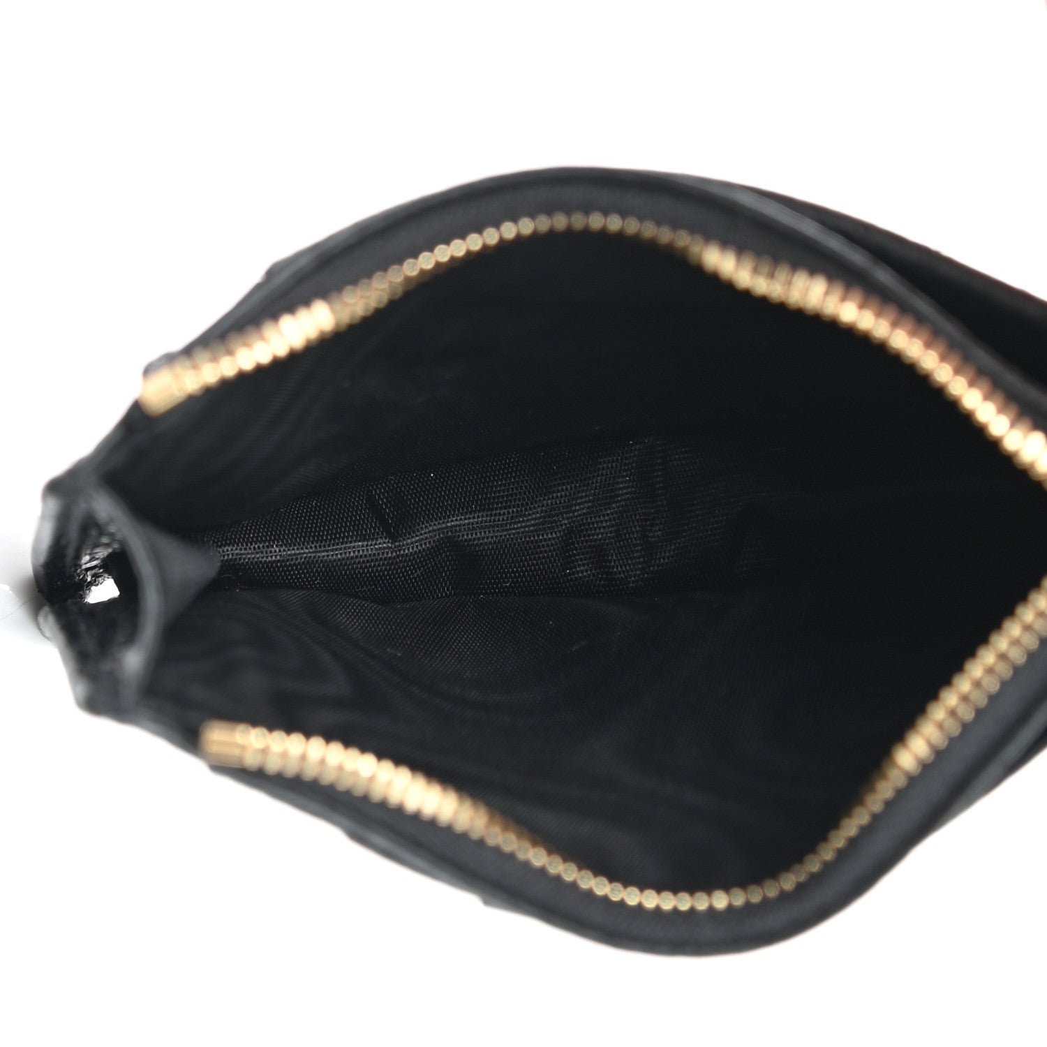 Gucci Dollar Calfskin GG Marmont Coin Case Card Holder Black 5 of 7