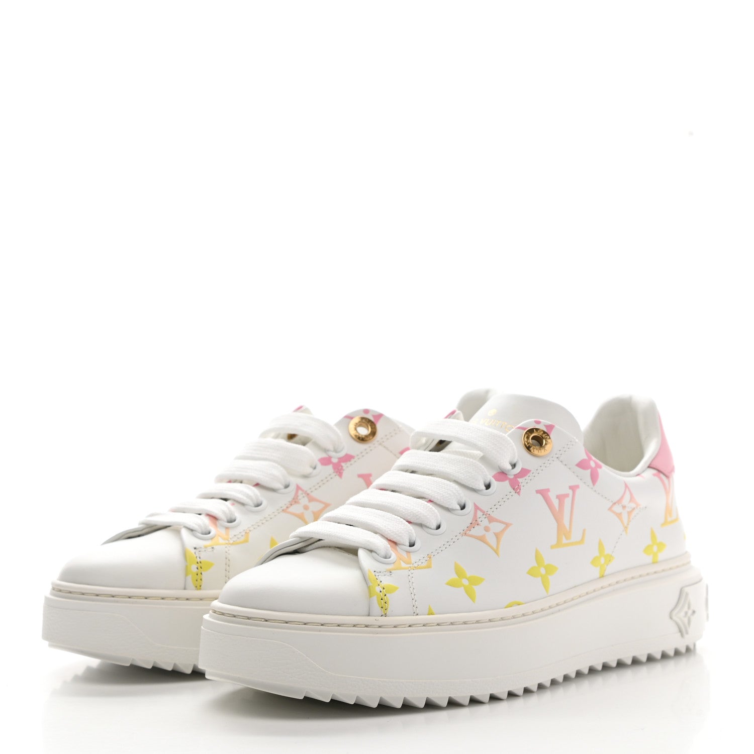 Louis Vuitton Monogram By The Pool Time Out Sneakers 36 Rose 3 of 10