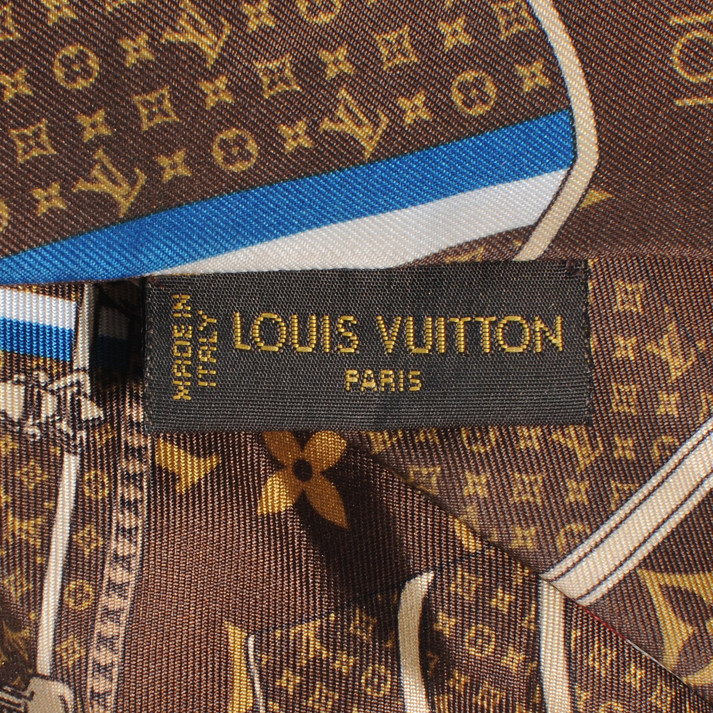 Silk Monogram Trunks Bandeau