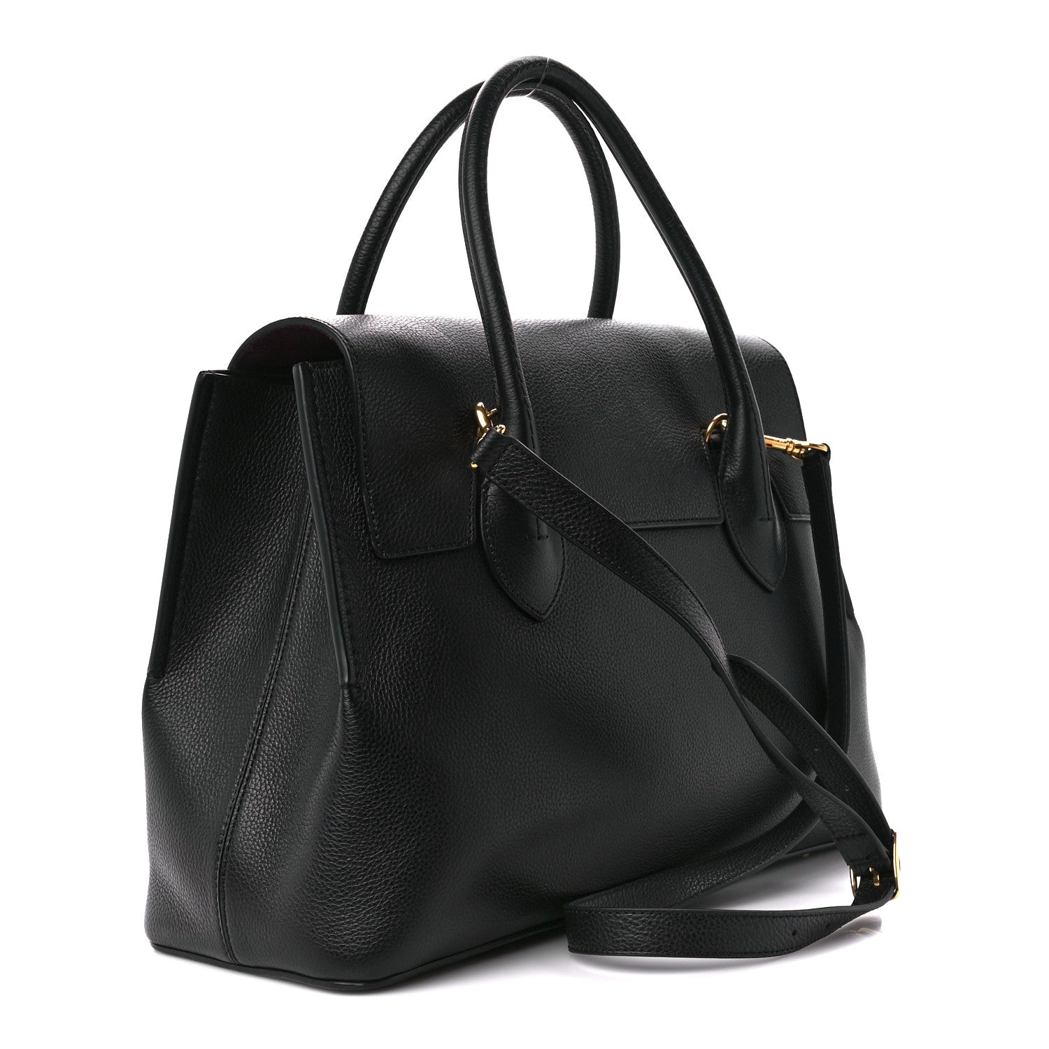 Mulberry Small Classic Grain Calfskin Seaton Black 2 of 11