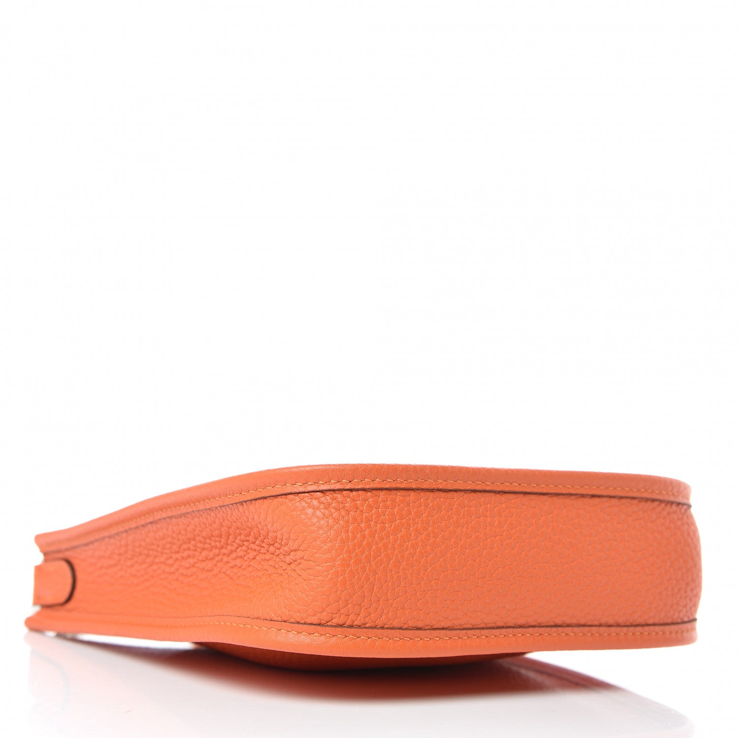 Hermes Taurillon Clemence Amazone Evelyne TPM Orange Poppy Craie 4 of 10