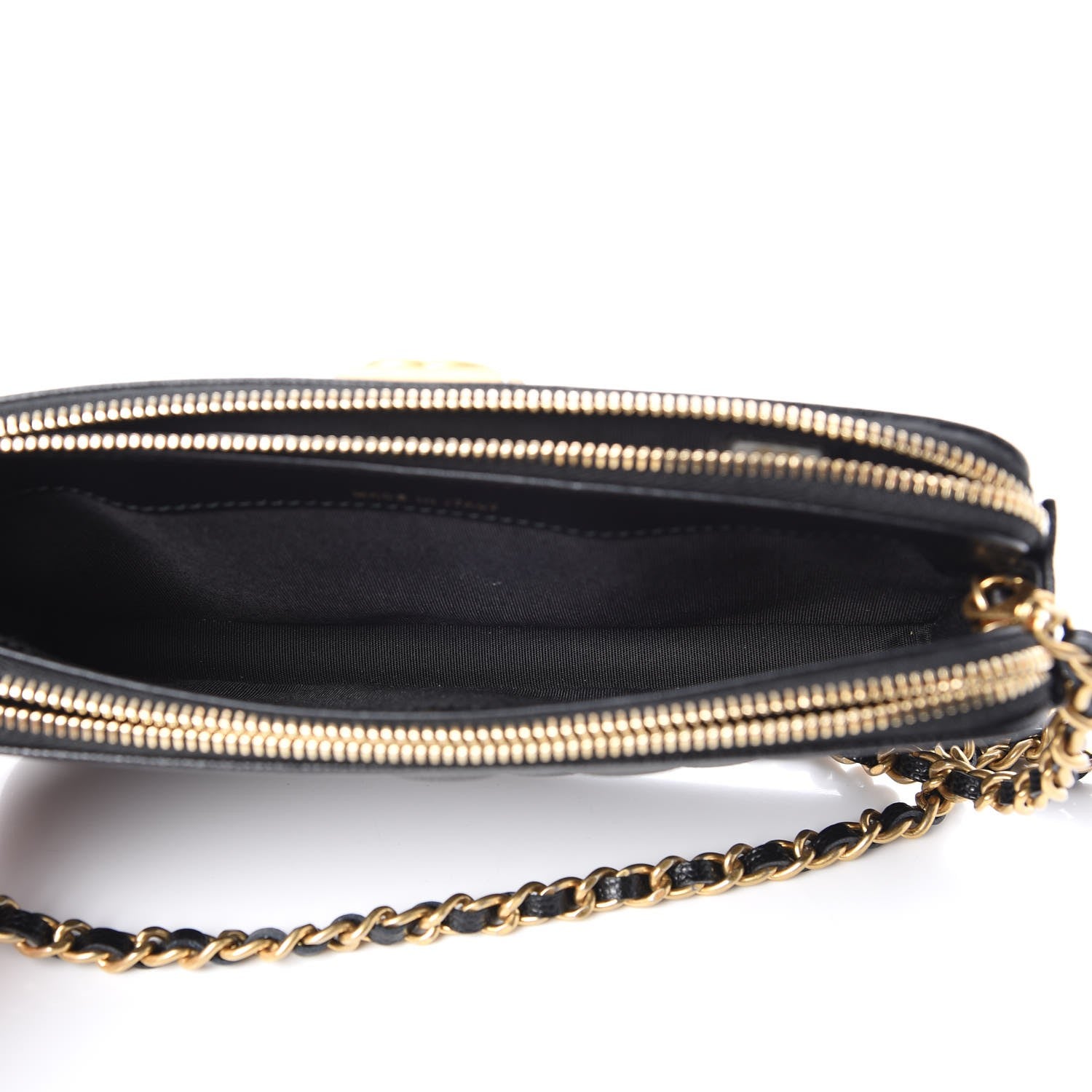 Chanel Caviar Quilted Small Boy Clutch With Chain Black 6 of 10