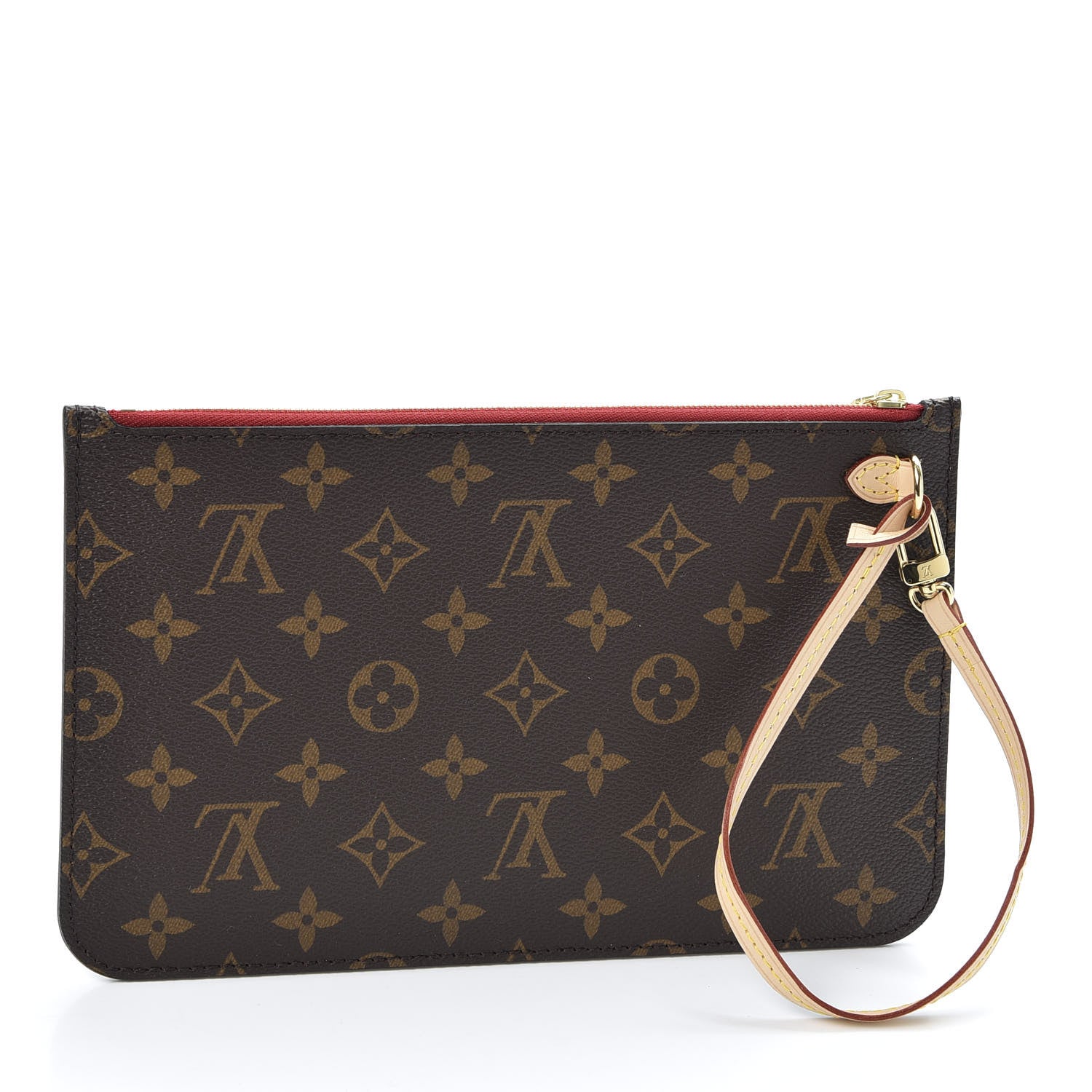 Louis Vuitton Monogram Neverfull MM GM Pochette Cherry 2 of 8