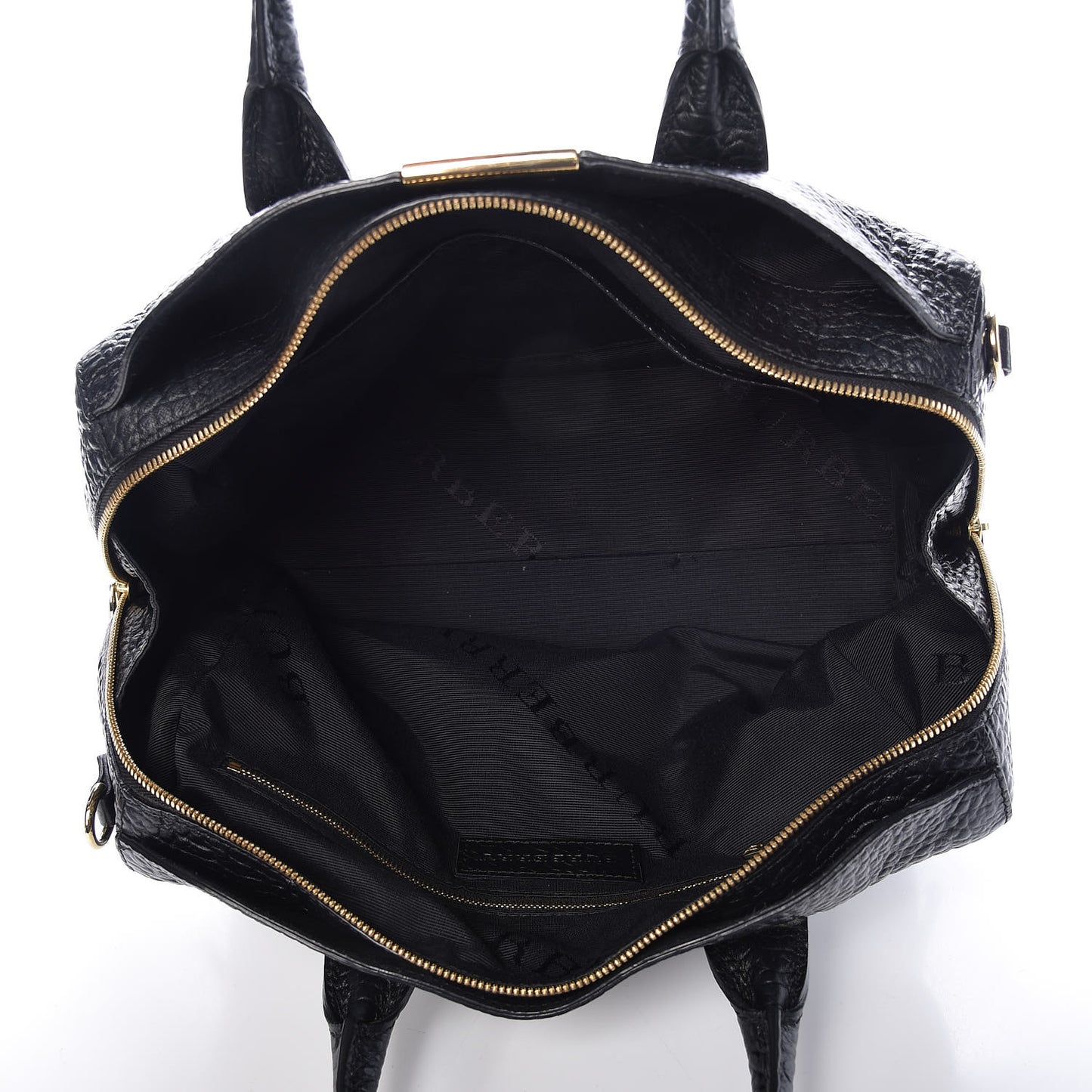 Heritage Grain Medium Alchester Bowling Bag Black