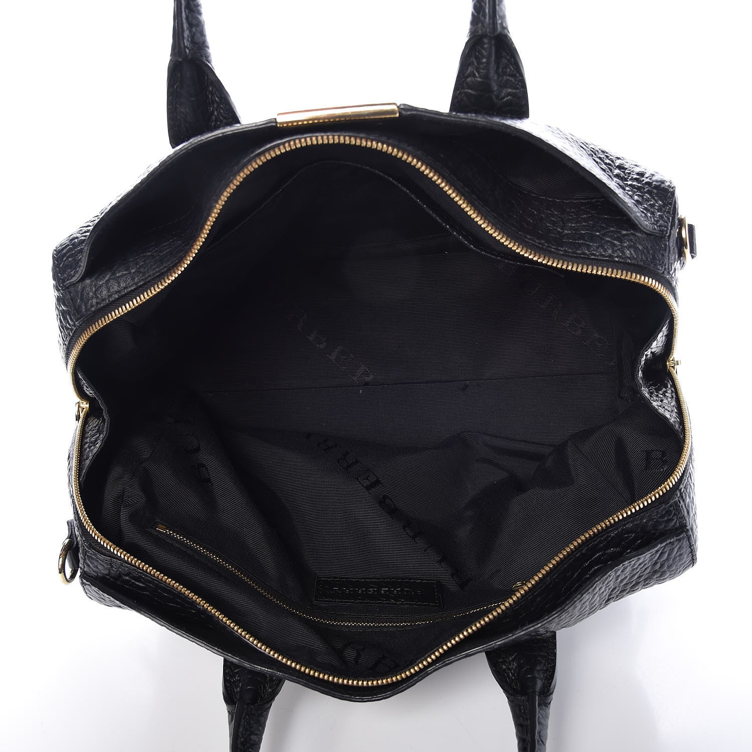 Burberry Heritage Grain Medium Alchester Bowling Bag Black 4 of 10