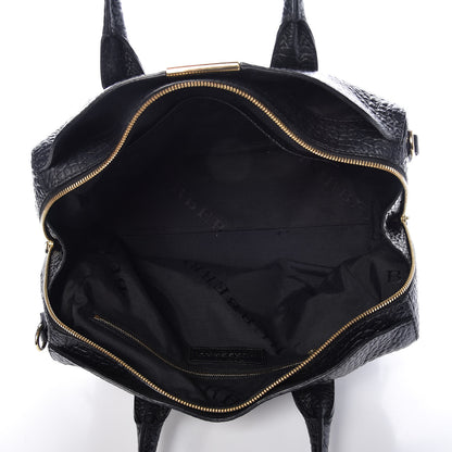 Burberry Heritage Grain Medium Alchester Bowling Bag Black 4 of 10