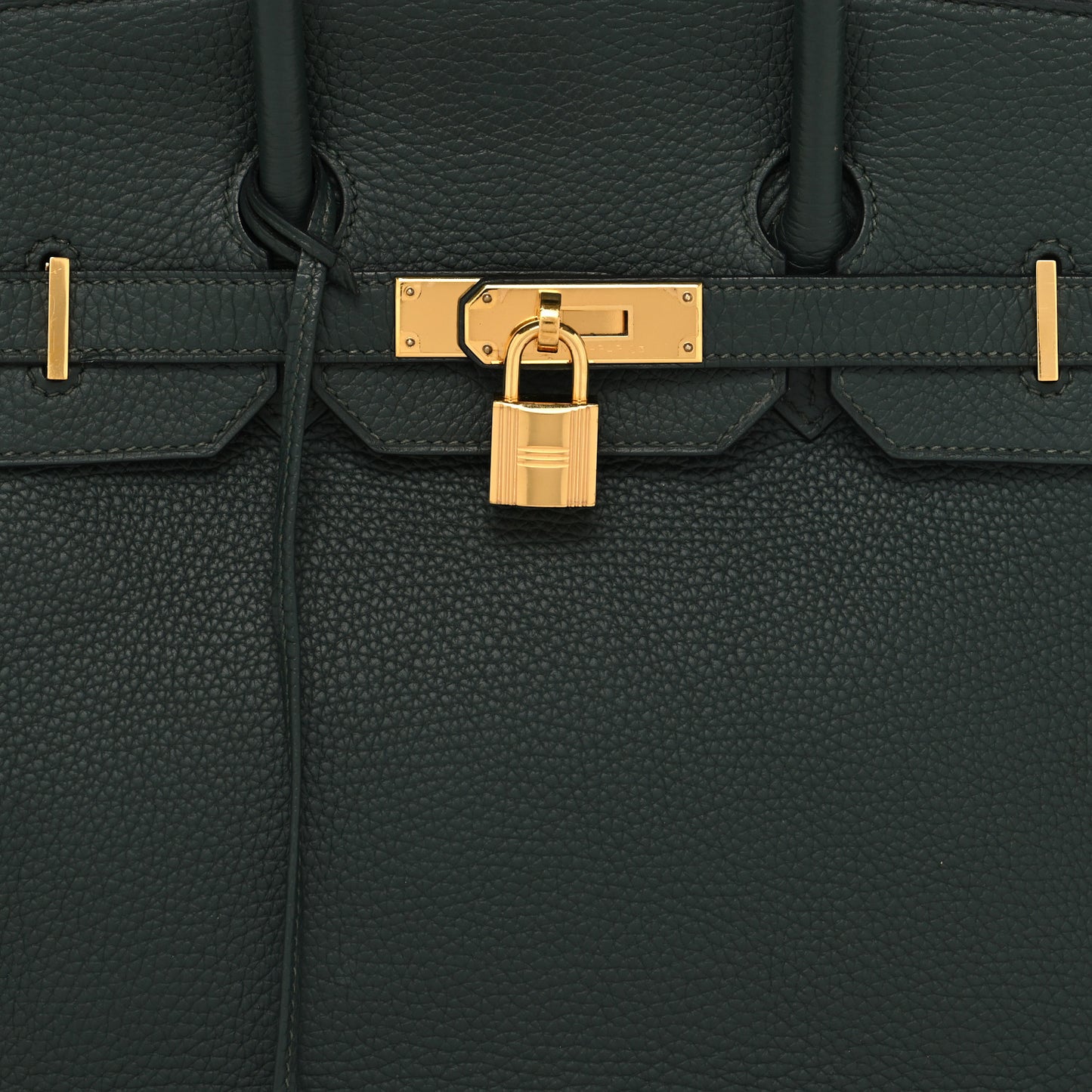 Togo Birkin 35 Vert Fonce