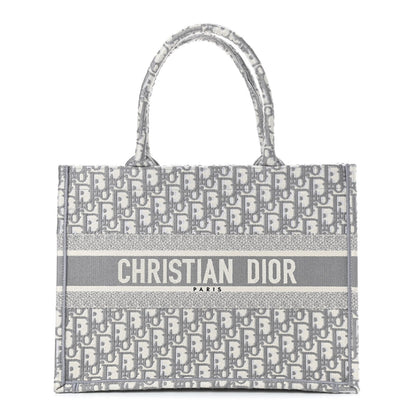 Christian Dior Oblique Medium Book Tote Grey 1 of 8