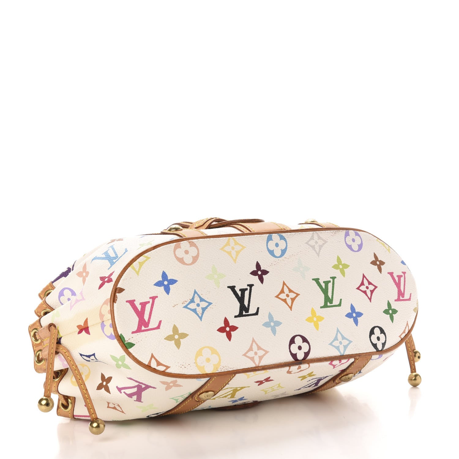Louis Vuitton Monogram Multicolor Theda GM White 4 of 11
