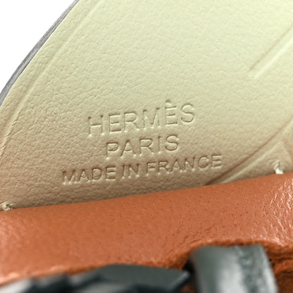 Hermes Milo Lambskin Grigri Rodeo Pegase Horse Bag Charm PM Gold Vert Cypress Vert Fizz 4 of 4