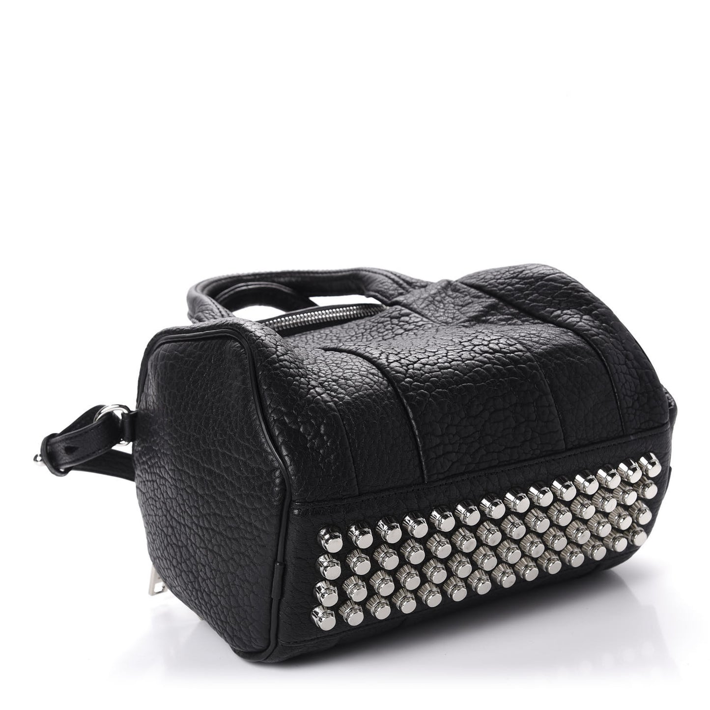 Pebbled Lambskin Rockie Black Rhodium Hardware