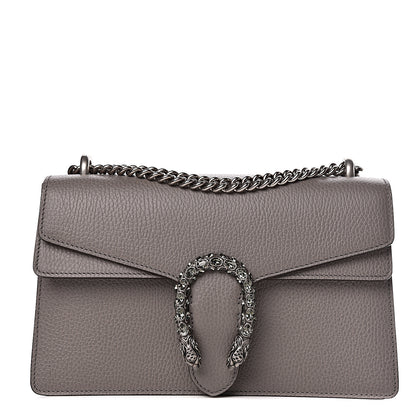 Gucci Pebbled Calfskin Small Dionysus Shoulder Bag Dusty Grey 1 of 10
