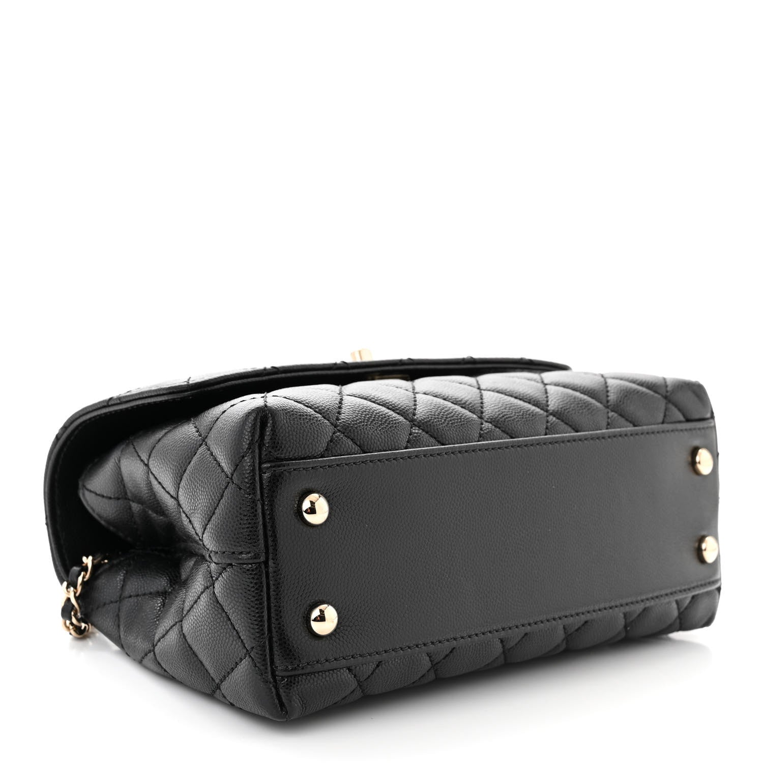 Chanel Caviar Quilted Mini Coco Handle Flap Black 4 of 13