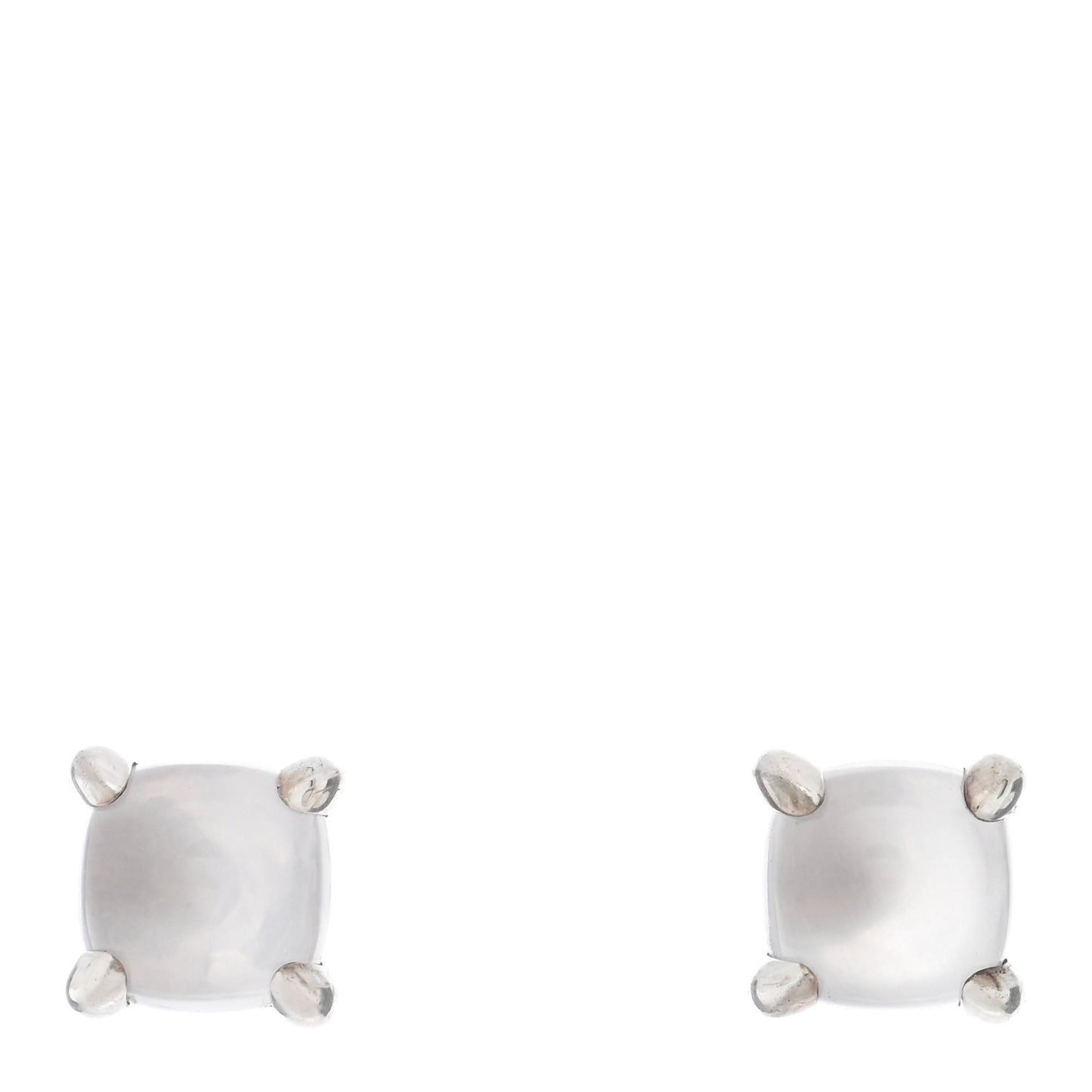 Sterling Silver Milky Quartz Paloma Picasso Sugar Stack Earrings