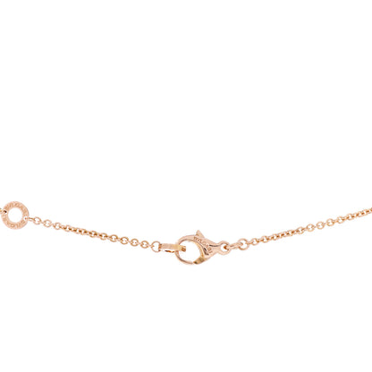 Bulgari 18K Rose Gold White Ceramic Diamond B.Zero1 Pendant Necklace 4 of 5
