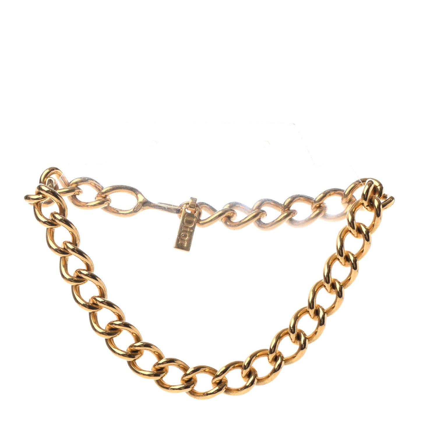 Curb Chain Necklace Gold